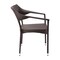 Flash Furniture Espresso PE Rattan Wicker Patio Dining Chair TT-TT002-ESP-GG - alternate 9